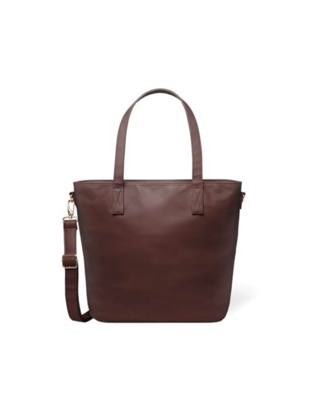 Vegan Leather Laptop Tote Bag Work Travel School Crossbody Purse